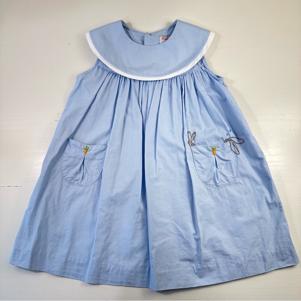 Sophie & Lucas Bunny Pocket Easter Dress 18M